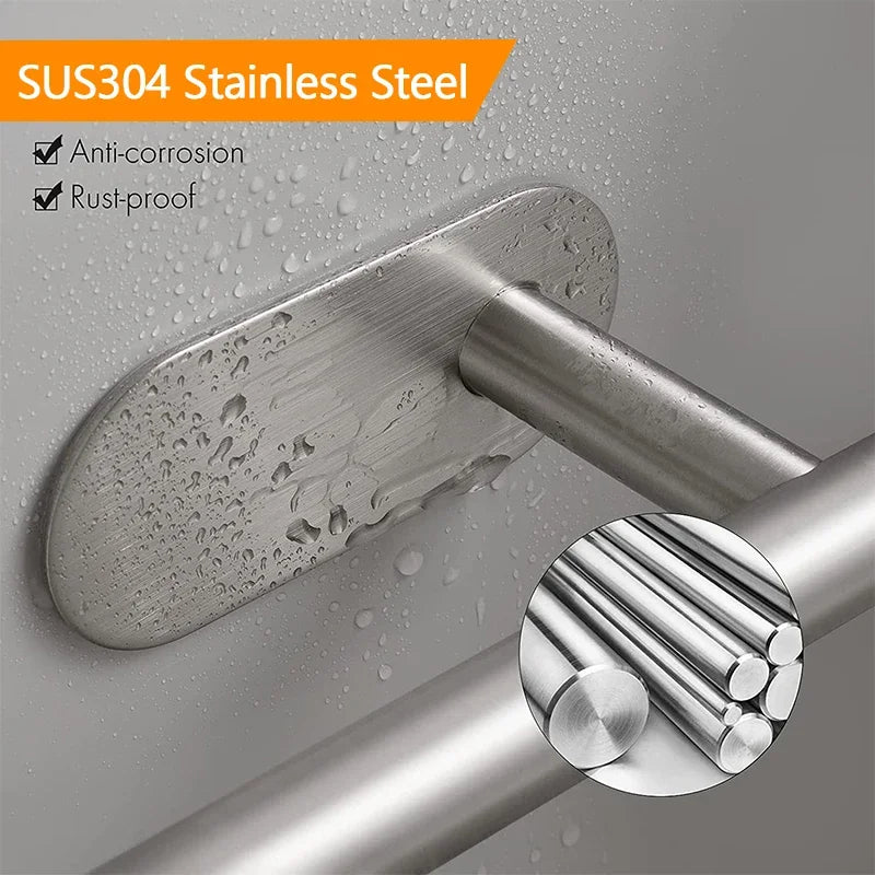 No Drilling Toilet Paper Holder SUS304 Stainless Steel
