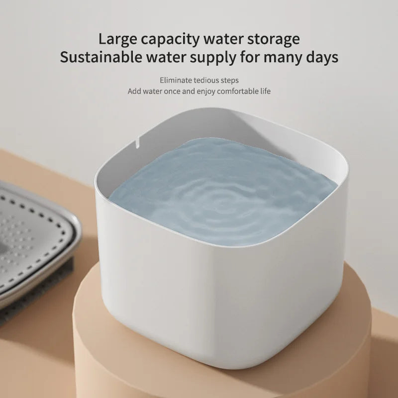3L Cat Water Fountain - Auto Recirculating USB Electric Water Dispenser