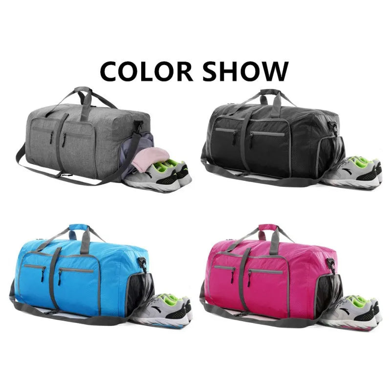 Large Capacity 85L Travel Duffel Bag | Waterproof Oxford Shoulder Sports Bag