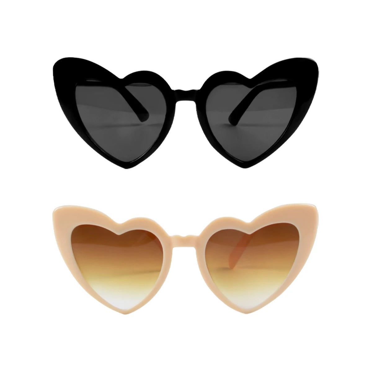 Heart Shaped Cat Eye Sunglasses - Retro Style for Women