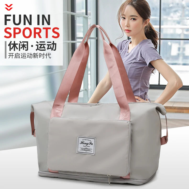 Lightweight Travel Luggage Bag – Large Capacity with Dry and Wet Separation
