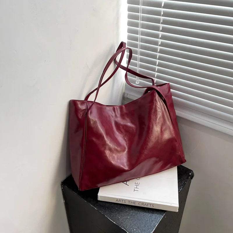 Summer 2024 Retro Tote Bag – Women's Large Capacity Handbag