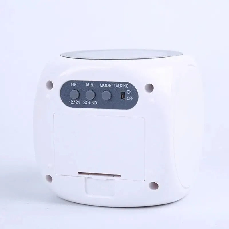 1PCProjection Alarm Clock Ceiling Display Snooze Desk Table Clock Voice Multifunction Digital Projection Clock Temperature Displ