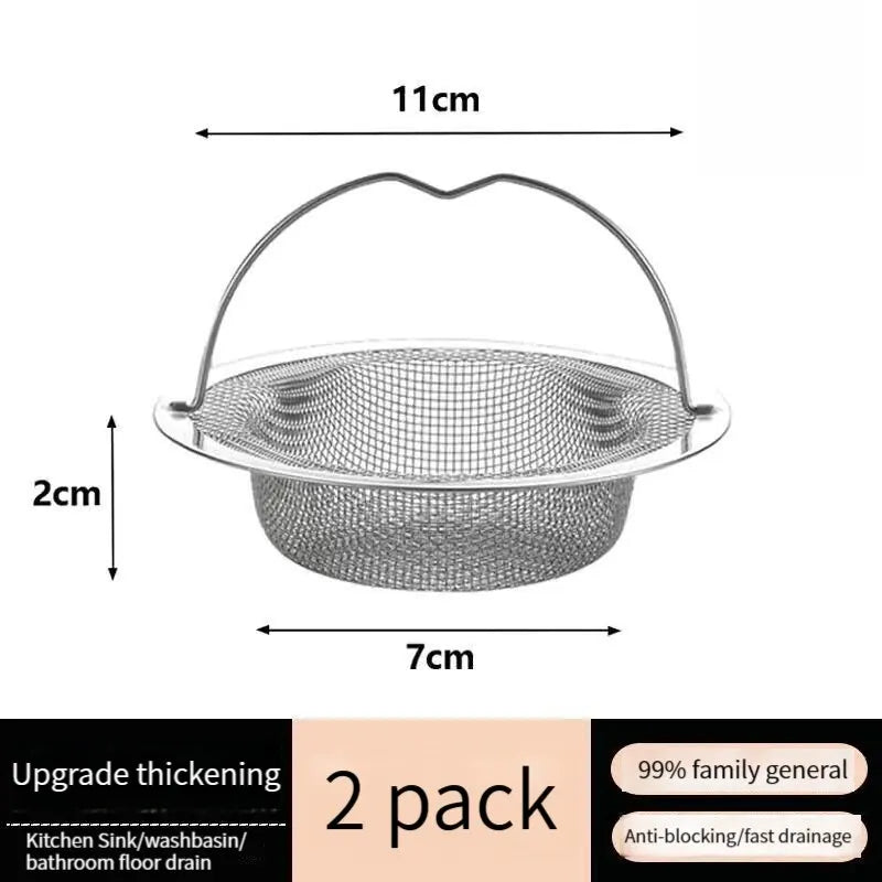 Stainless Steel Bathtub Hair Catcher Stopper Kitchen