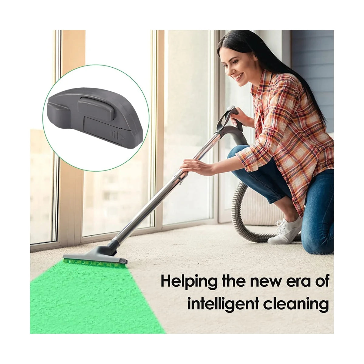 Vacuum Cleaner Dust Display LED Lamp Clean Up