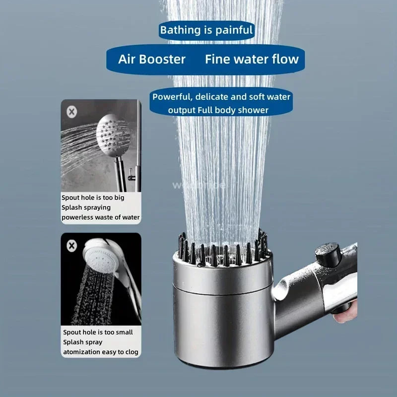 4 Modes Shower Head High Pressure Showerhead