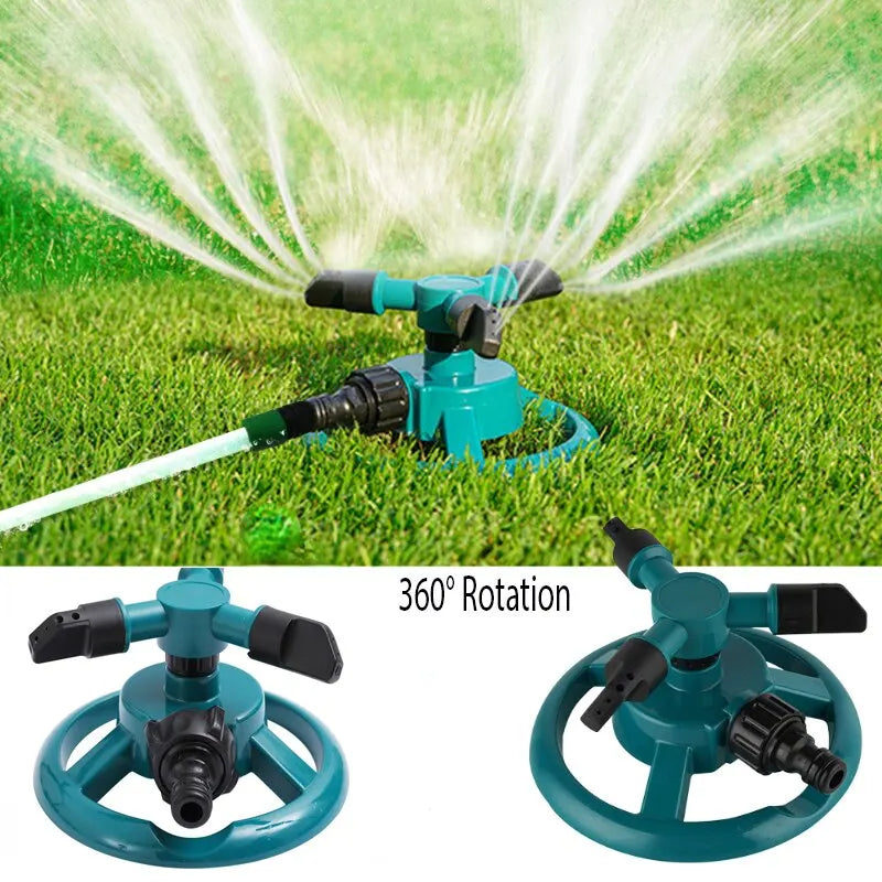 360° Automatic Rotating Sprinkler Nozzle for Lawn Irrigation