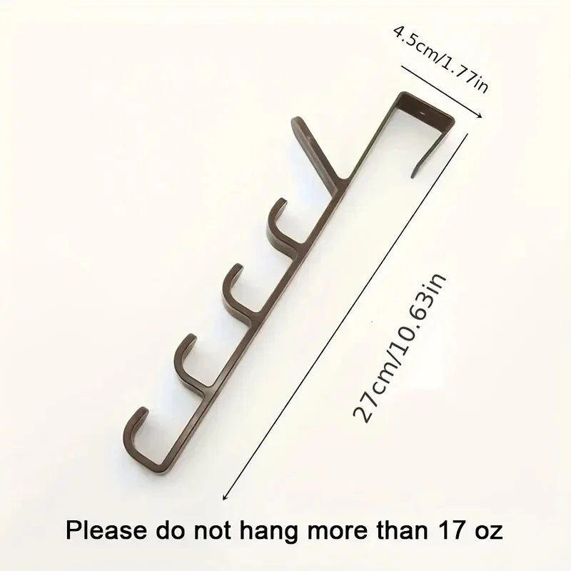 1pc Bedroom Door Hanger Clothes Hanging Rack