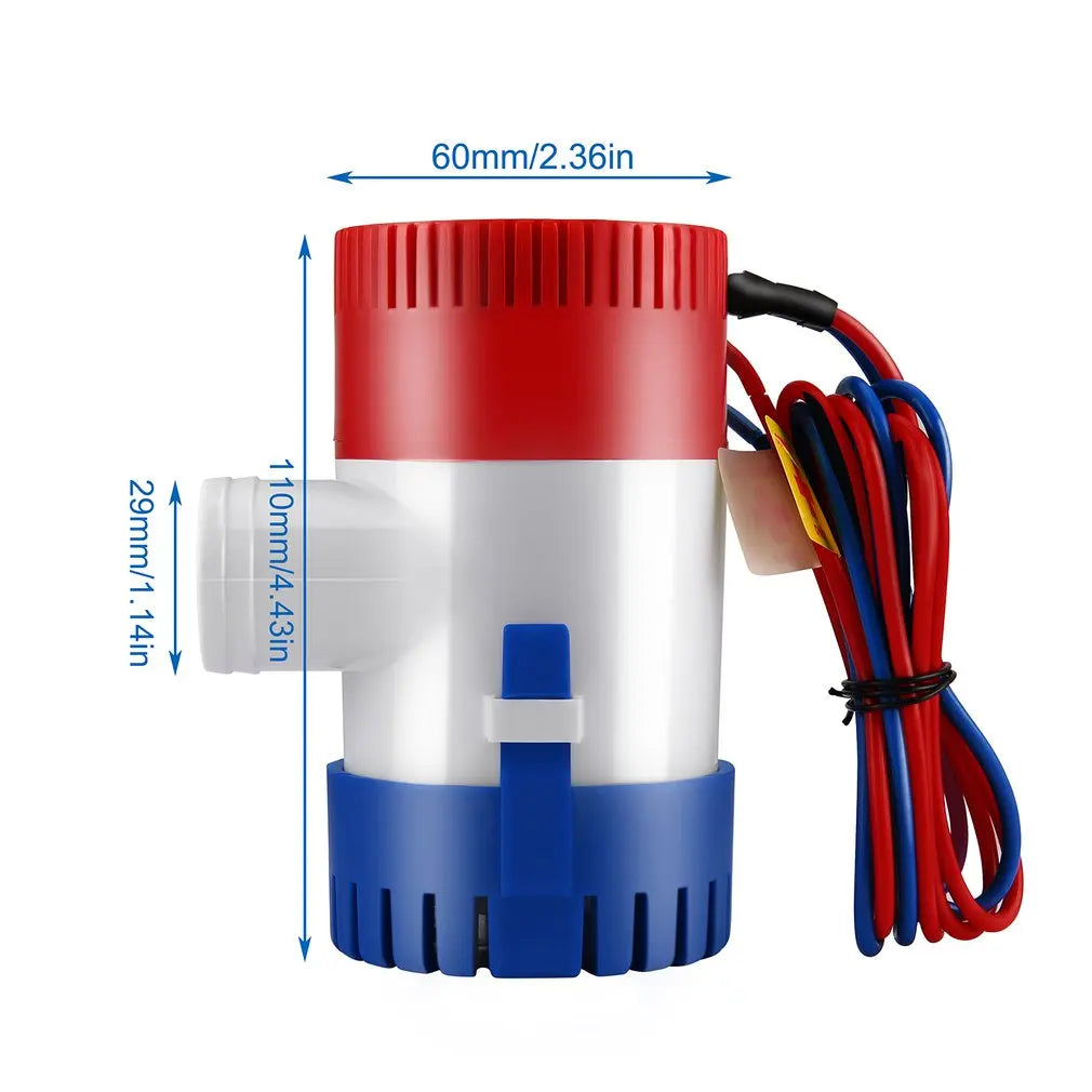 Hot 12V Vacuum Water Pump Submersible Marine Boat Bilge Pump