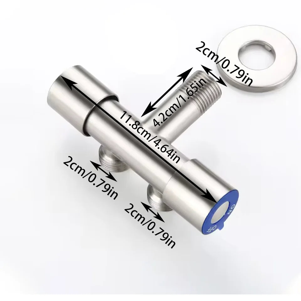 1 Inlet and 2 Outlet Dual Control Handle