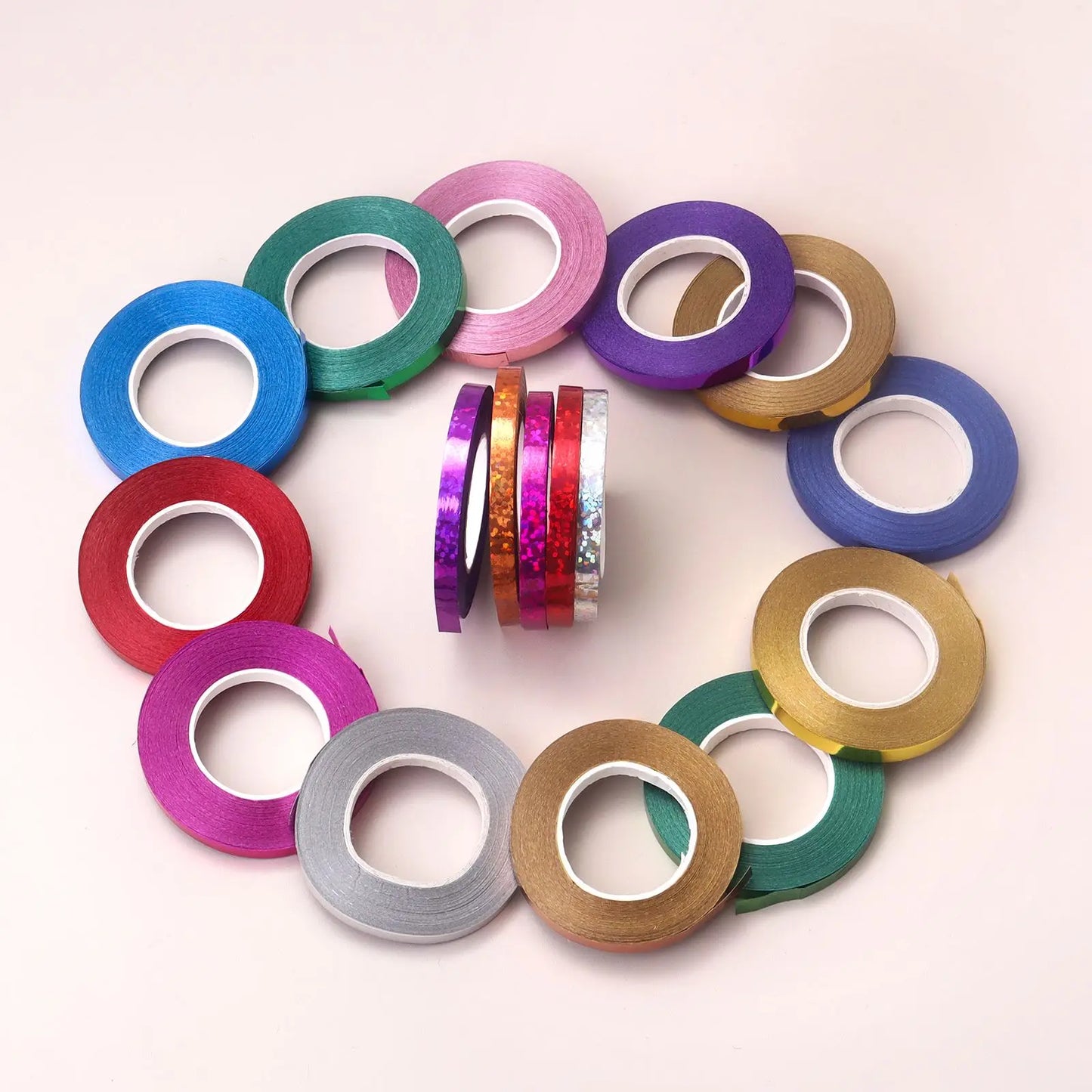 Balloon Ribbon Roll - Laser Satin Ribbons for Party Decor