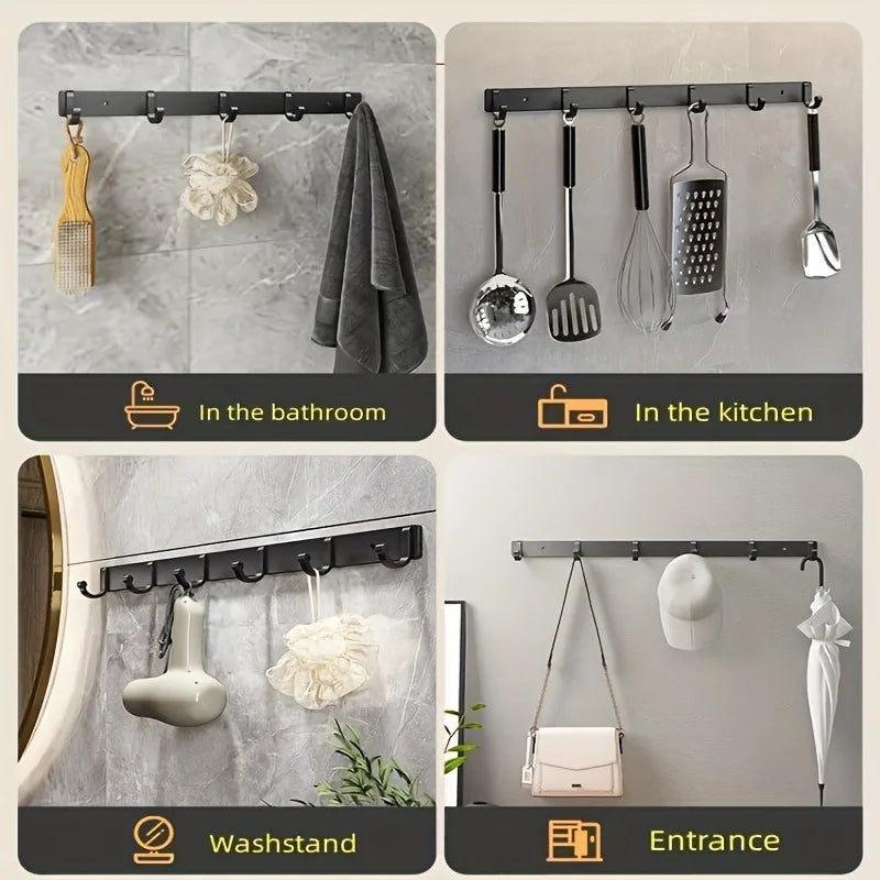 Space Aluminum Clothes Hook, Bathroom