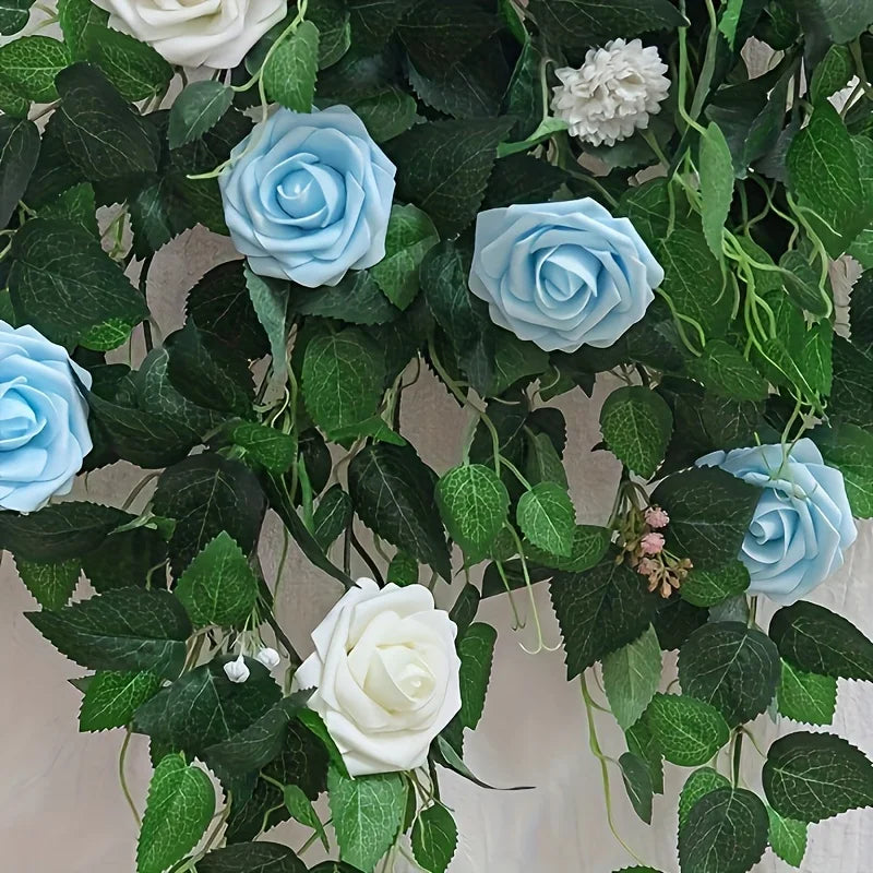 Artificial Roses with Stem - Fake Flowers for DIY Decor