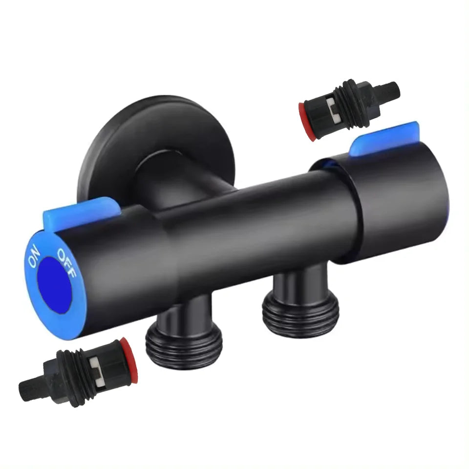 1 Inlet and 2 Outlet Dual Control Handle