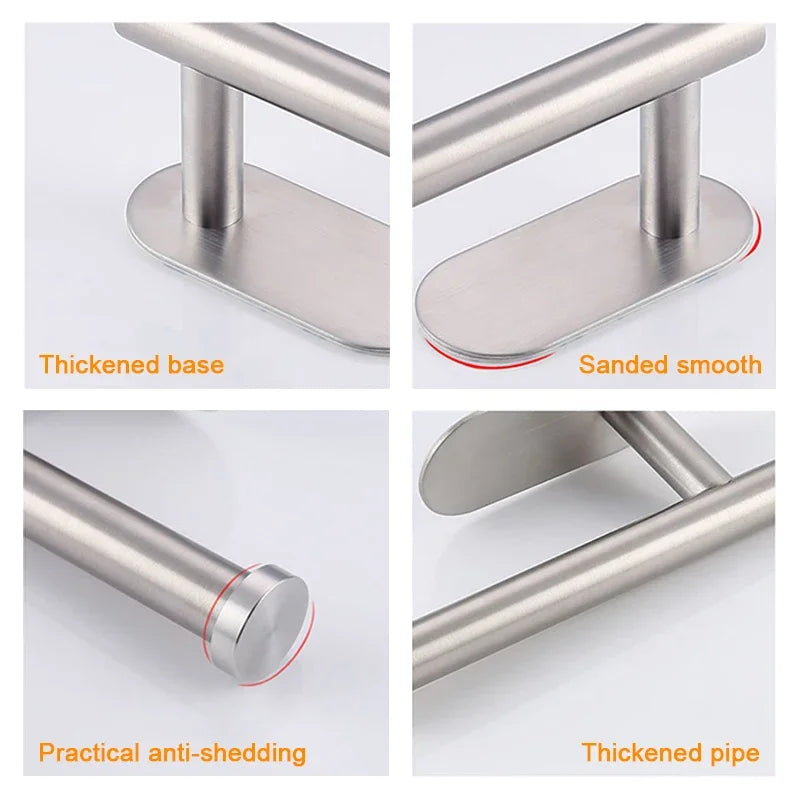 No Drilling Toilet Paper Holder SUS304 Stainless Steel