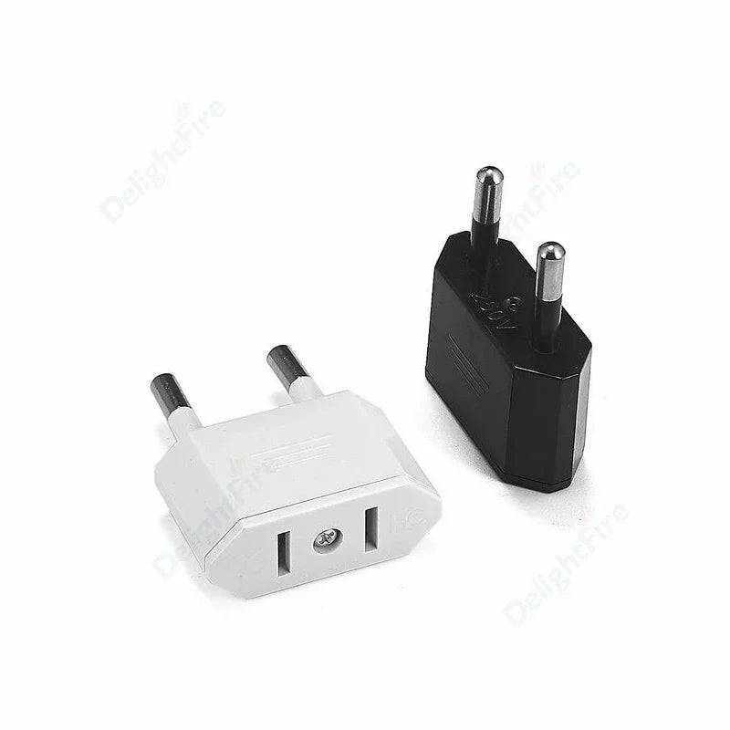 1PCS EU Travel Adapter - US/China to EU Plug Converter