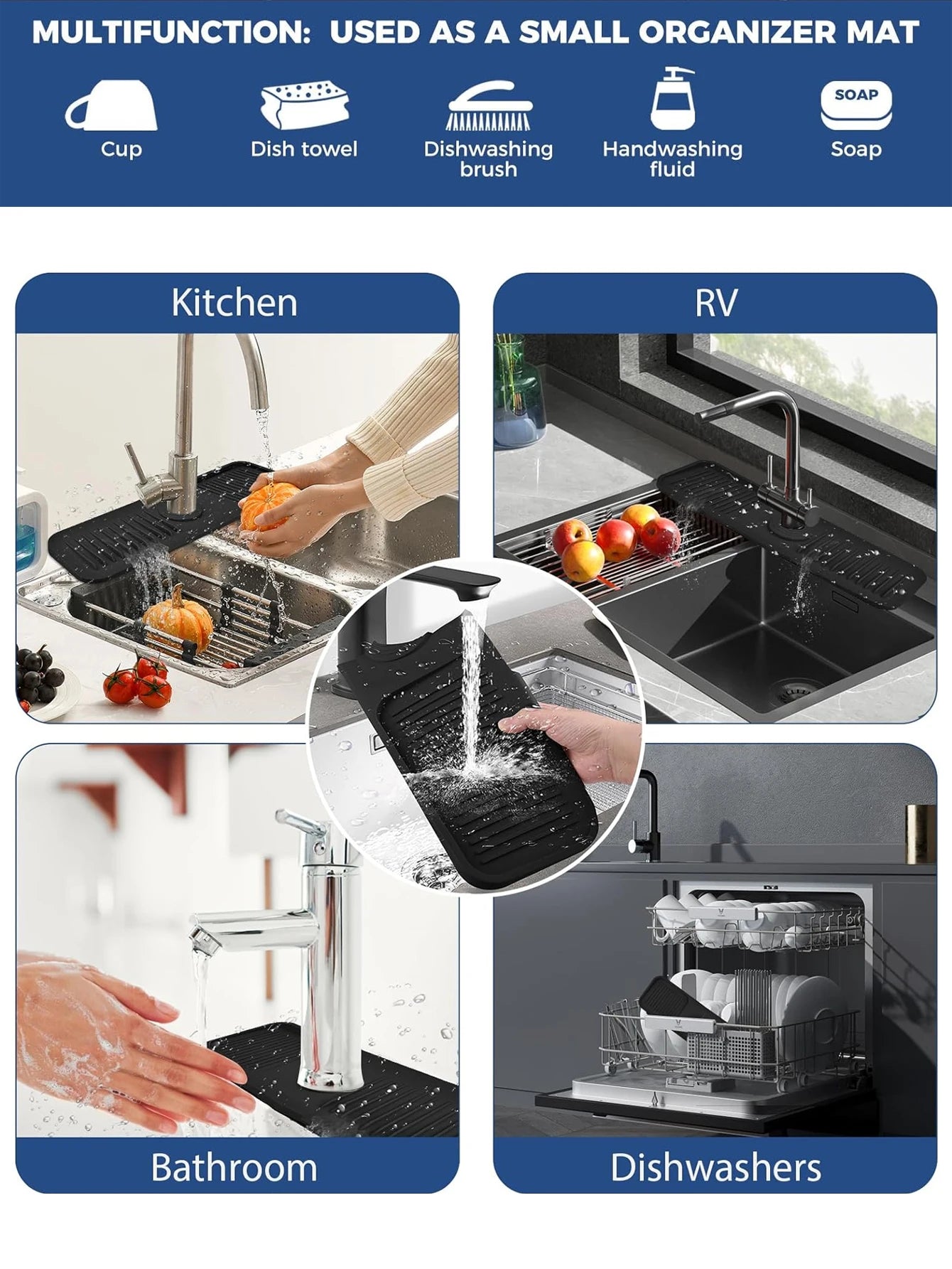 Leeseph Kitchen Silicone Sink Faucet