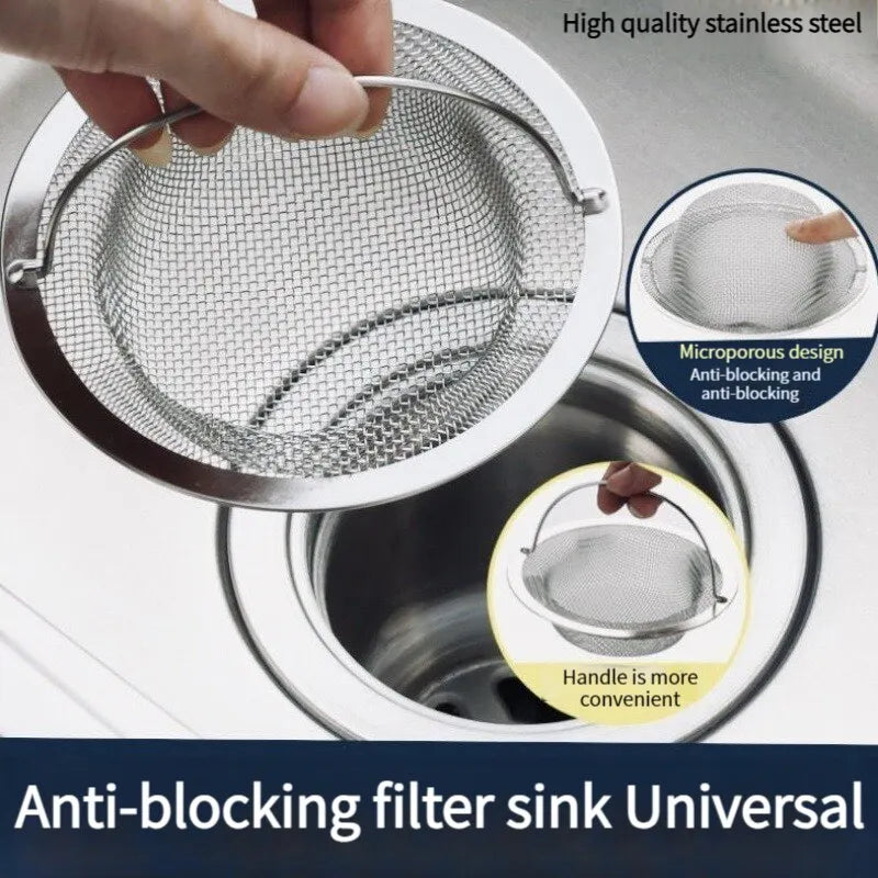 Stainless Steel Bathtub Hair Catcher Stopper Kitchen