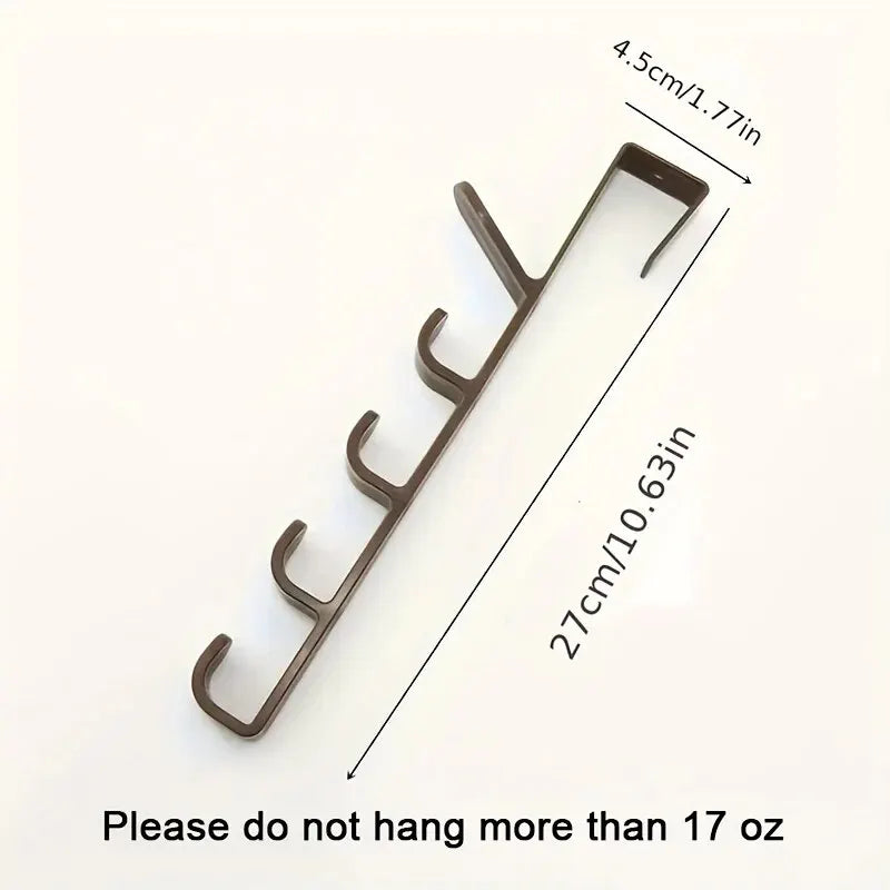 1pcs Bedroom Door Hanger Clothes Hanging Rack