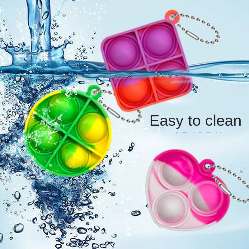 Mini Pop Keychain Fidget Toys - Perfect for Party Favors