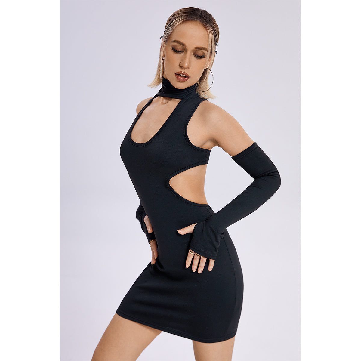 Women's Fashion Summer Sleeveless Slim Mini Dress