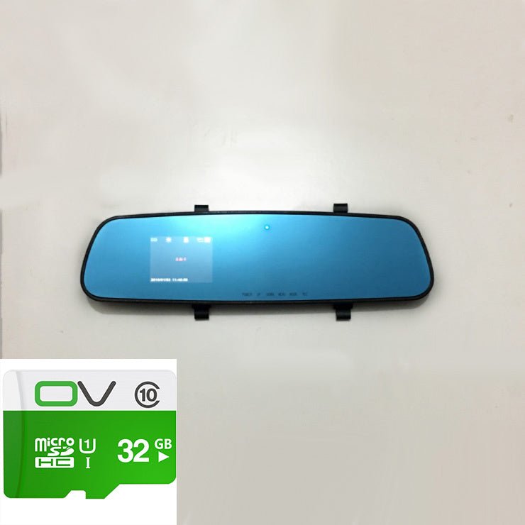1080P HD Rearview Mirror Driving Recorder Camera | Dual Dash Cam with Night Vision