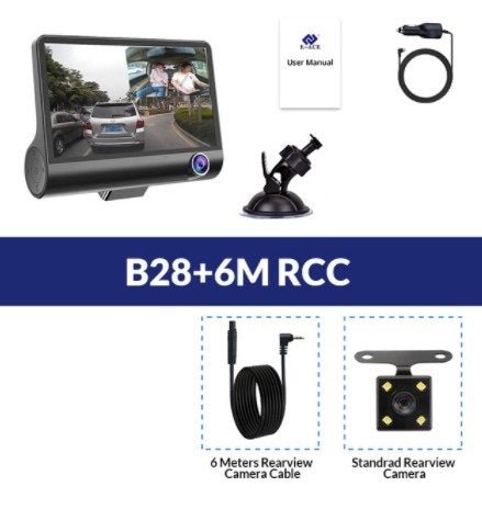 1080P HD Triple Channel Dash Camera