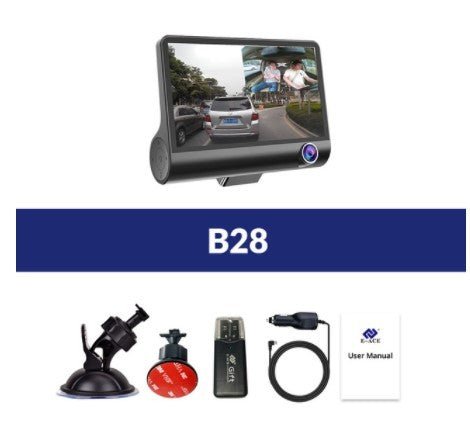 1080P HD Triple Channel Dash Camera