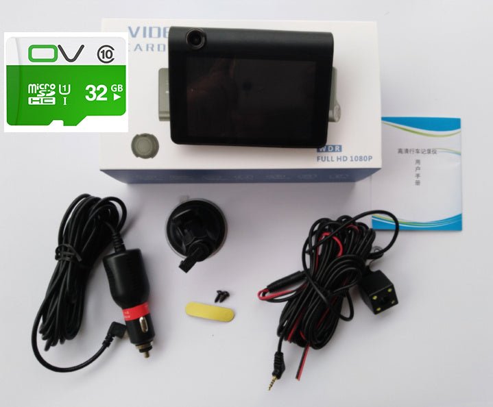1080P HD Triple Channel Dash Camera