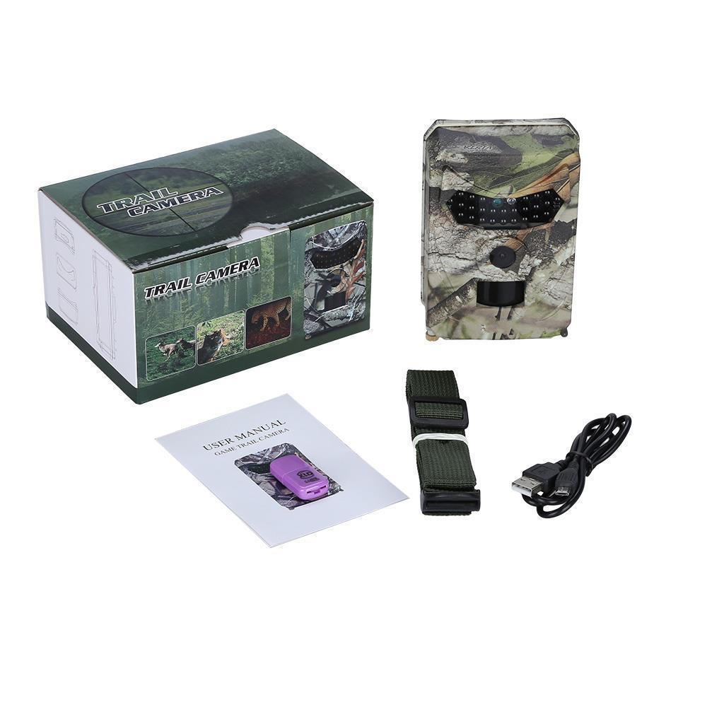 1080P Trail Camera | Hunting Game Camera with PIR Sensor & Night Vision