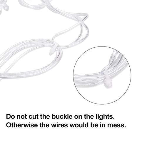 12 Stars Curtain String Lights | Window Hanging Fairy Lights