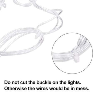 12 Stars Curtain String Lights | Window Hanging Fairy Lights