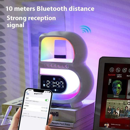2024 B-Shaped Bluetooth Speaker | Multifunctional Music & Wireless Charger