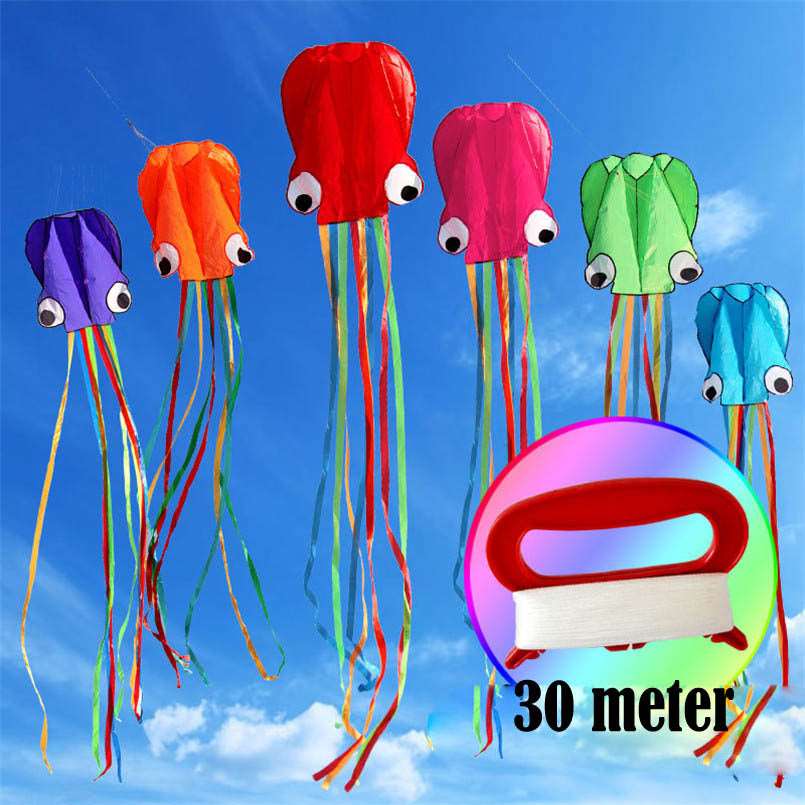 3D 4M Large Octopus Kite