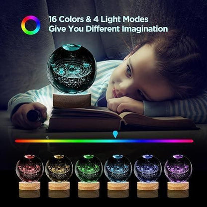 3D Crystal Lamp Ball | Assorted Designs