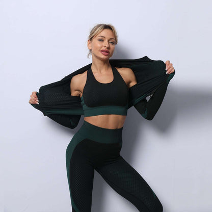 3PCS Seamless Yoga Set for Women