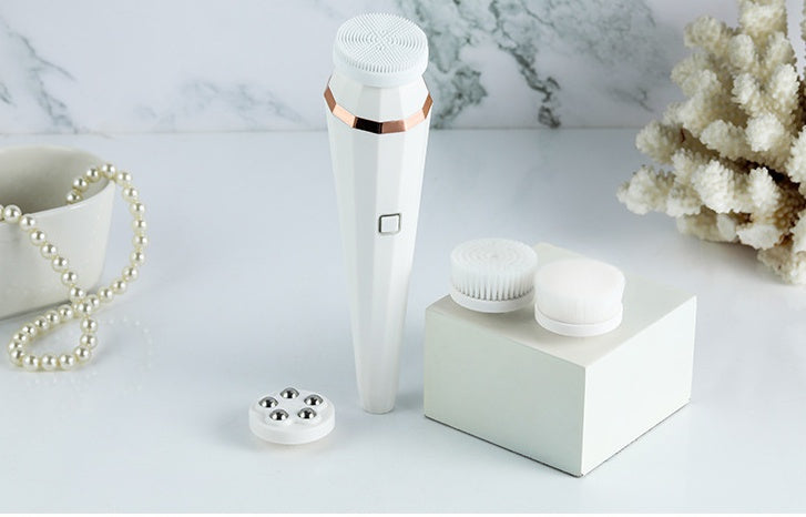 4-in-1 USB Rechargeable Facial Cleansing Brush