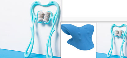6-Wheel Neck Massager | Multifunctional Manual Roller for Instant Relief
