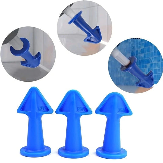 3PCS Caulk Nozzle Applicator Silicone Caulking Tools Kit