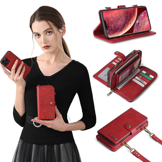 Detachable Wallet Backpack Phone Case for Samsung Galaxy