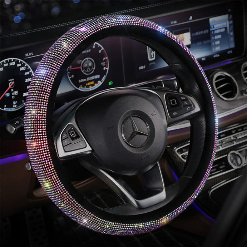 Four Seasons Universal Crystal Flashing Hot Diamond Non-Slip Handlebar Cover
