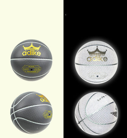Glowing Luminous Fluorescent Basketball Night Game Basketball