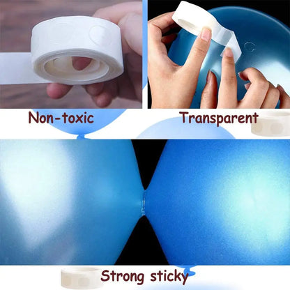 Double-Sided Adhesive Dots - Transparent Balloon Tape