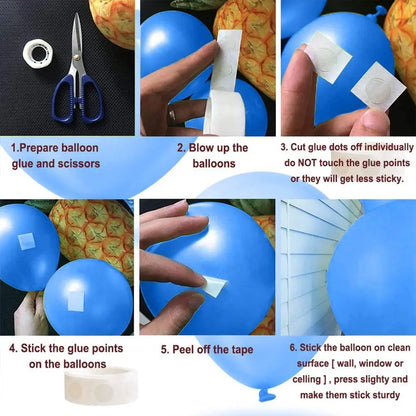 Double-Sided Adhesive Dots - Transparent Balloon Tape