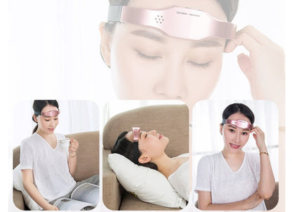 Head Massager Wireless Stress Relief Brain Massage Helmet Unisex Sleep Therapy Device