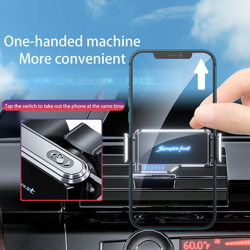 Intelligent Automatic Car Phone Holder Air Vent Mount Holder For Phone Car Products Universal Stand