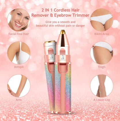 New Lipstick Shape Ladies Electric Shaver Automatic Eyebrow Trimming Artifact