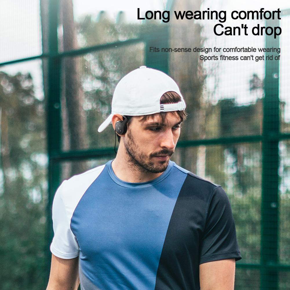 New Wireless Bluetooth Headset Fast Pairing MP3 Player in-Ear Headphones Earphones with USB Cable for Outdoor Sports