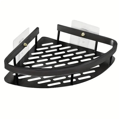 Bathroom Storage Rack No Drill Wall Mount Corner Shower Holder For WC Shampoo Organizer Accessories