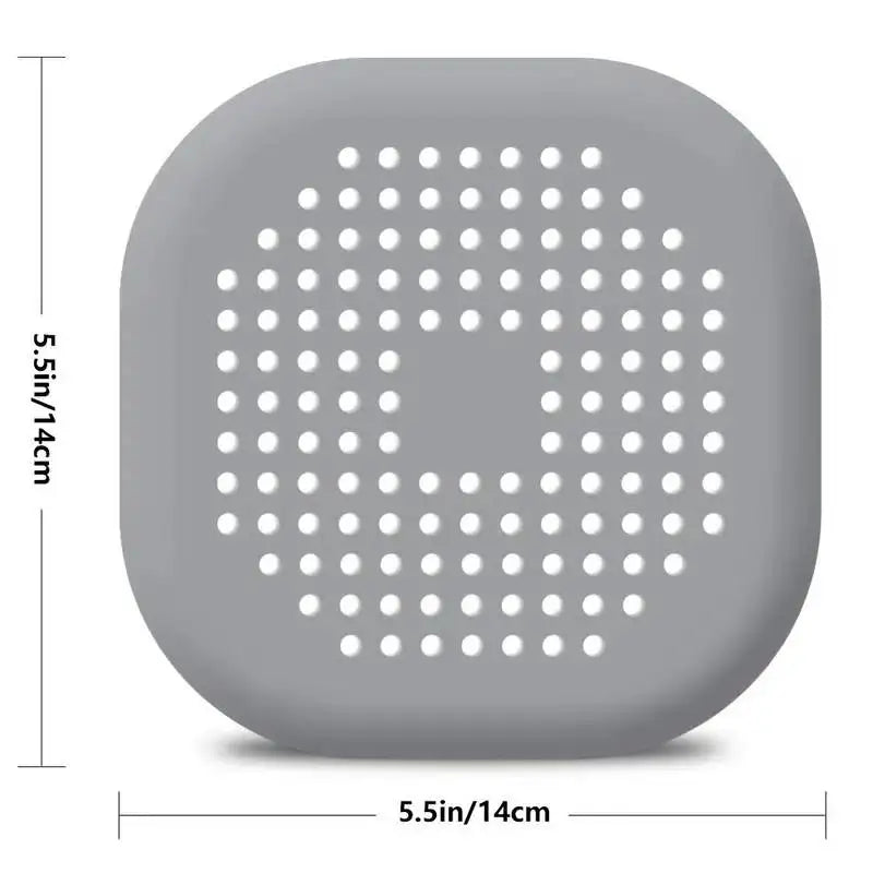 Durable Silicone Square Shower Drain Cover
